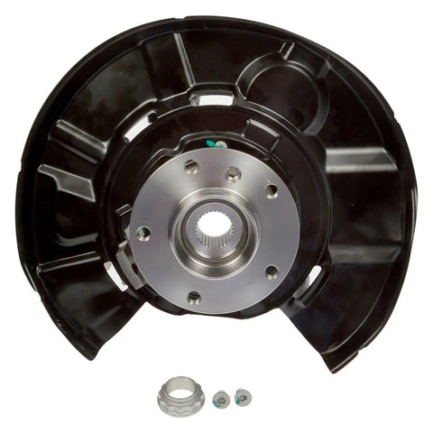 Rear Right Wheel Bearing And Hub Assembly Compatible With BMW 3 Series Sedans 2006 To 2013 Includes 325i 325xi 328i 328xi 330i 335i XDrive Models High Quality Replacement Part, showing full assembly with sturdy metallic design.