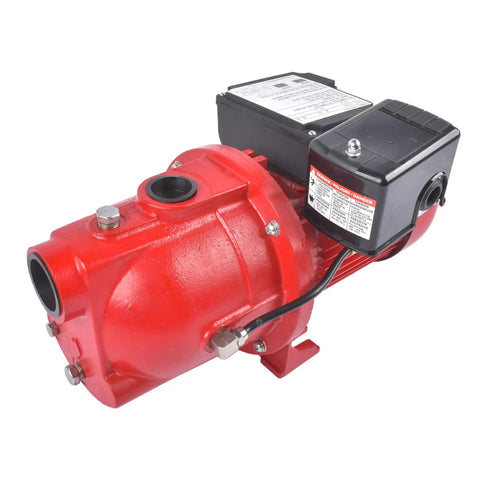 Heavy Duty Shallow Well Jet Pump Offering Kickin 3/4 HP Performance And A Straight 13 GPM Flow Rate With Zero Sweat Install And Rock Solid Dual Voltage Power For Your Yard Project