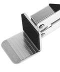 Close-up of Heavy Duty Door Lifter Tool For Drywall And Board Work Easy Window Hinge Hoist with metal and rubber components.