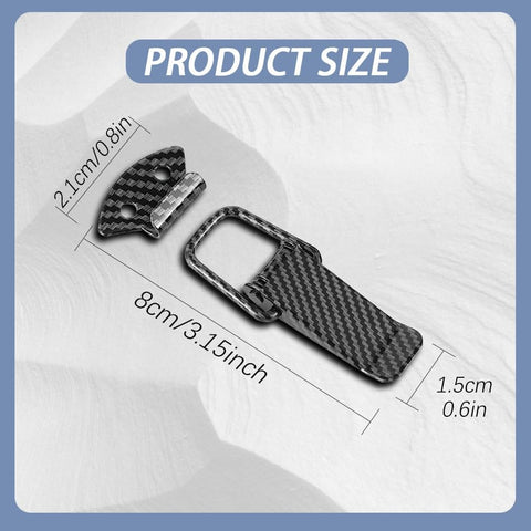 Image displaying the size of the Two Pack Car Bumper Clips Quick Release Kit For Front And Rear Bumpers Durable Metal Fasteners