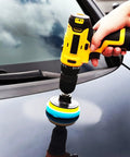 Using 10 Piece 4 Inch Car Polishing Pad Kit With Sponge Pads And Wool Pad Set M10 Drill Adapter And Suction Cup For Polishing Waxing Sealing Glaze Buff Your Ride To A Pro Showroom Shine on car hood