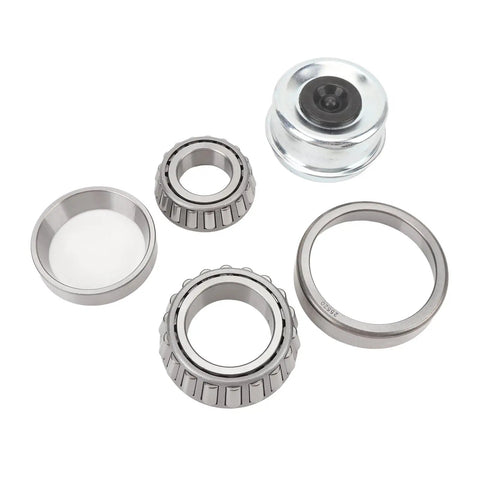 Boat Trailer Axle Bearing Kit For Tandem Axles 1.25 In To 1.75 In With Inner Outer Bearings Races Seals Pins Caps Nuts Washers Hub