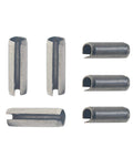 100 Pack M3 X 10mm Slotted Spring Pins Made From 304 Stainless Steel Durable Roll Dowel Pins With Plain Finish