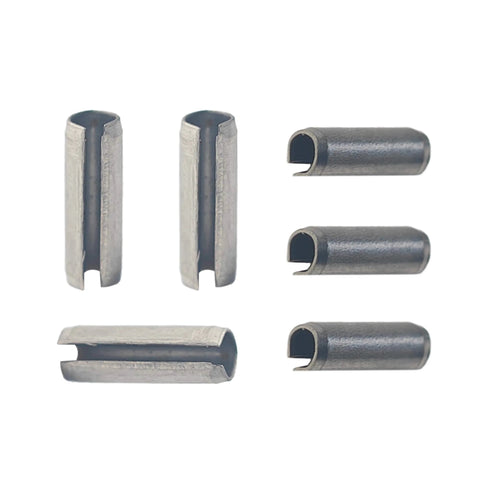 100 Pack M3 X 10mm Slotted Spring Pins Made From 304 Stainless Steel Durable Roll Dowel Pins With Plain Finish