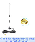 Rad Dual Band Ham Radio Antenna With Magnetic Base For VHF UHF 136-174MHz And 400-470MHz, 8dBi Omni Directional Gain