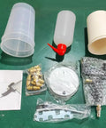 Pro Grade Cup Gun For Gel Coat And Resin Spraying Fiberglass Laminating Sprayer With Open Mold Ready Performance Project Kit contents