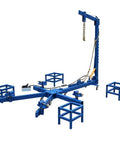Beefed Up Auto Body Frame Puller Straightener With 10 Ton Hydraulic Power Pro Grade Car Frame Machine 7716 Lb