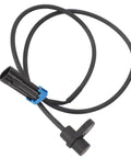 Aramox rear wheel speed sensor for Indian motorcycle; black sensor with blue connector clip on cable