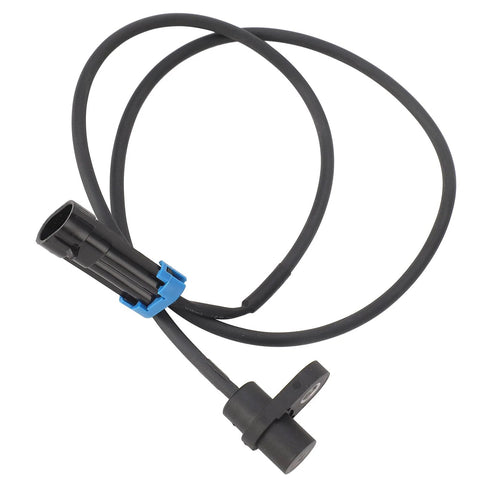 Aramox rear wheel speed sensor for Indian motorcycle; black sensor with blue connector clip on cable