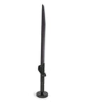 Star Wars The Mandalorian Darksaber 24-Inch LED Desk Light Lamp for Fans on stand, side view