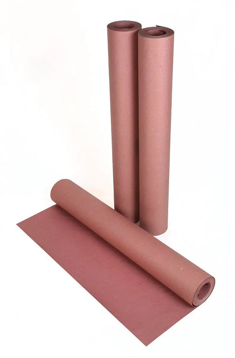 Top Shelf Red Rosin Construction Wrap Thirty Six Inches Wide Two Hundred Feet Long Heavy Duty Building Paper rolled and flat.