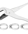 Pipe cutter and clamps included with 1 Inch PEX B Non Oxygen Barrier Flexible Pipe Tubing Blue For Hydronic Radiant Floor Heating EVOH