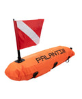 Durable Nylon Torpedo Float For Scuba Diving And Spearfishing With Orange Dive Flag Included 16 By 8 Inches 420D Outer Cover