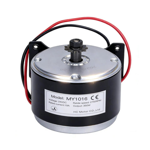 Small Brushed Permanent Magnet Electric Motor For Scooter Drives And DIY Projects 24V DC 350W 2750RPM High Torque Motor Reversible And Ready For Razor E300 E300S E325 Mini Chopper MX350 MX400 Builds