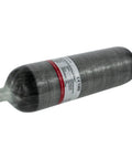 High Pressure 4500 PSI Air Tank For PCP Airguns With 4.7 Liter Capacity, carbon fiber design with visible label and threaded end