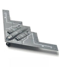 One To Two Hundred Scale B Two Spirit Stealth Bomber Model Kit With Movable Landing Gear For Collectors And Display Dope Realistic