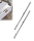Soft Close 14 Inch Drawer Slides Full Extension Ball Bearing Runners For Cabinets Heavy Duty Steel Mount Rails Noiseless Auto Lock