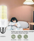 Two Pack 40W LED Light Bulbs With Crazy Bright 5000 Lumens 5000K Daylight White E26/E27 Base 300W Equivalent Energy Saving