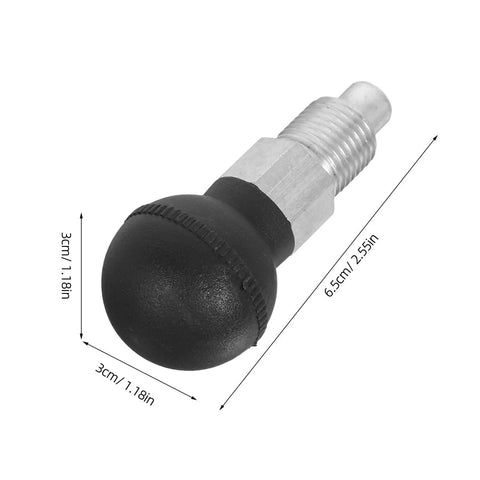 Two Pack Stainless Steel Spring Loaded Pin With Ball Head For Gym Equipment, 16mm Thread Diameter, Noise Reduction Quick Pin