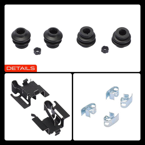 A-Premium Rear Side Disc Brake Hardware Kit For Toyota Sienna 2011-2014 And Lexus RX350 450h GS IS Rc Models Get Your Ride Rolling Smooth With This Slick Upgrade That Slaps Right On Like A Pro Install