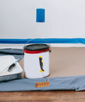 Textured Sponge Paint Roller To Give Your Walls A Badass Pineapple Pattern Finish With Heavy Duty Foam Applicator on paint tray.
