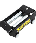 2000Lb Winch Roller Fairlead For Smooth Cable Guidance And Stable Wire Rope Control Beefed Up Steel Frame With Q235 Iron Plate Erosion Resistant Ideal For Electric Winches And Off Road Recovery, black steel roller fairlead