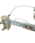 Close-up of Top Rated 240V 4600W Electric Dryer Heating Coil Element Assembly with ceramic brackets and terminals.