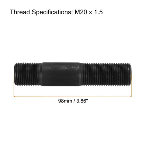 Knockout Punch Draw Stud M20 By 1.5 Thread Replacement For Hydraulic Drivers 98mm Long Pro Grade Heavy Duty