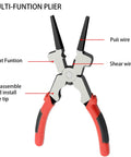 Workhorse Eight Inch MIG Welding Pliers With Insulated Handles for welding, wire cutting, splatter removal, nozzle tip install.