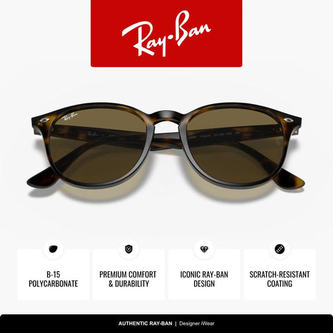 Round Sunglasses With Light Havana Frames And Brown B15 Lenses Unisex 51mm Eyewear For Men And Women Lightweight Italian Made Frame Dope Everyday Style For All Day Comfort.