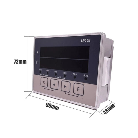 Dual Axis Digital DRO Readout With 7 Digit Display, Magnetic Tape Encoder For Woodworking Lathe And Mill