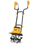 12 Inch Corded Tiller Cultivator With 8.5 Amp Power, 360 RPM Rototiller For Gardening, Digs Deep Up To 8 Inches Into The Soil, LT201D