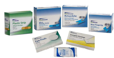 Reliable Grab And Go First Aid Refill Kit With High Quality Wound Care Essentials For Restaurant And Commercial Use Class B Compliant, assorted bandages.