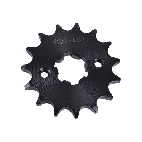 15 Tooth Front Sprocket For TW200 TW225E TW200T TW200G 1995-2021 428 Chain Drive Gear Wheel, Heavy Duty 45 Steel, Durable Wear Resistant Front Sprocket, Fits 18x22mm Mount For Off Road Motorcycle