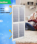 Heavy Duty Double Reflective Insulation Roll 48 By 10 Feet Radiant Barrier on window reflecting sunlight and improving indoor comfort.