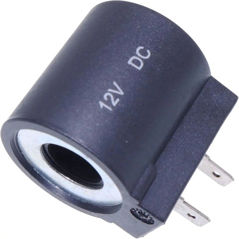 12V Solenoid Valve Coil with 2 spade connectors for Hydraforce stems 08 80 88 98 one half inch hole replacement part