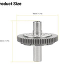 57T Metal Slipper Clutch Spur Gear Upgrade For Arrma RC Cars shows dimensions, steel build for Granite, Senton, Vorteks, Typhon, Kraton.