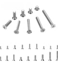 Assorted screws from Massive 1190 Piece Micro Screw Kit With M1.4 M1.7 M2 M2.5 Countersunk Phillips Screws for electronics repair