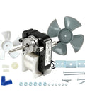 Universal Blower Motor Kit for 670 Series HVAC Units, 3000 RPM, 120V Replacement With Dual Fan Blades, Nuts and Screws