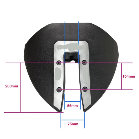 Go To Hydrofoil Stabilizer For Boats And Outboards And Stern Drives Fits 40 To 350 HP with measurement details