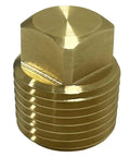 Garboard Drain Plug Kit For 1 Inch Hole, Boat Transom Scuttle Plug With 2 Inch Flange, Cast Copper Marine Plug Assembly