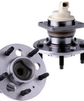 Rear Hub with Sealed Ball Bearing and Wheel Speed Sensor, 5-Lug, Pre-Greased Sealed Ball Bearing Direct Fit 2-Pack for Buick