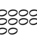 Replacement Heavy Duty Rubber Washers For Spinlock Dumbbell Nuts 1 Inch Fit 25mm O Rings 10 Pack displayed in rows