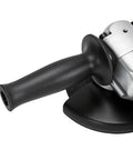 Close-up of the handle on the 5 Inch Pneumatic Angle Grinder Featuring A Badass 11000 Rpm Motor That Knocks Out Tough Metal Cutting Grinding And Polishing Tasks Without Breaking A Sweat Today.