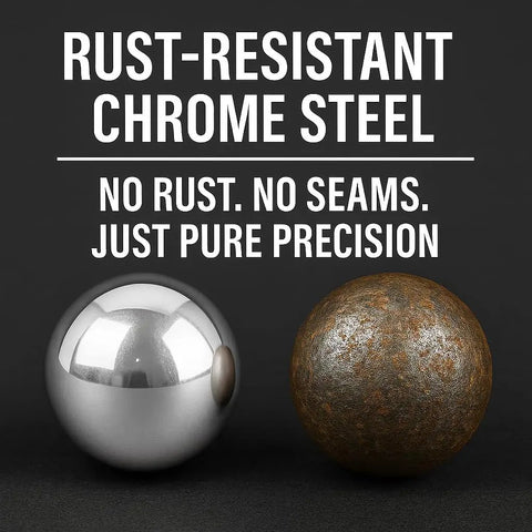 One Inch Chrome Steel Bearing Balls G25 Grade AISI 52100 High Precision Two Pack For Heavy Duty Machinery And Bearings Durable Chrome Steel Balls For Precision Fit And Smooth Motion, rust-resistant chrome steel bearing balls