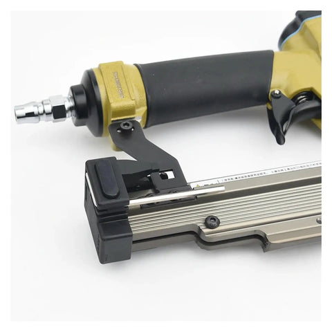 Smooth Operator Pneumatic Micro Brad Nail Gun Featuring Badass Light Frame And Three Quarter Inch Reach Perfect For Zero Sweat Cabinet Making And Upholstery Repair Plus Fine Woodworking Grind That Demands Reliable Nailing Performance Daily On The Job