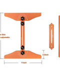 No Sweat Stair Treads Gauge Template With Quick Adjust Flex Angles For Dead On Precision On Spiral And Standard Runs ideal for planning stair layouts.