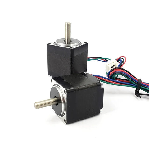 Driver Controller For Nema 8 Stepper Motor 1.4 Ncm 1.8 Degree Micro Stepping 28x28mm Frame 2 Phase 4 Wires 5x16mm Shaft CNC Machine Quiet Slick Precision black NEMA 8 stepper motor with wires