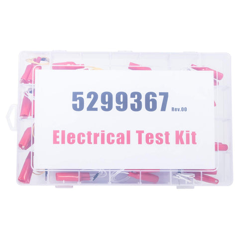 16 Piece Electrical Test Lead Kit With Terminal Adapters And Cables, Model 5299367 Circuit Connector Set packaging
