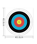 50 Pack Archery Paper Targets For Airsoft, BB Guns And Air Rifles, Thick Wood-Free Offset Paper, 15.75 By 15.75 Inches, target view